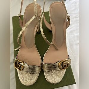 Gucci Gold Women's Sandals
